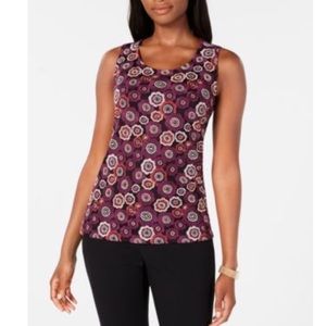 TOMMY HILFIGER SL EMBR MESH TOP